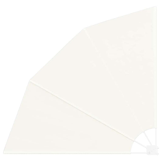 Balcony Privacy Screen Cream 160 x 160 cm Fabric