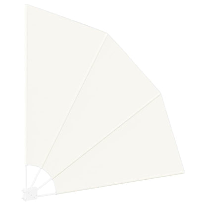 Balcony Privacy Screen Cream 160 x 160 cm Fabric