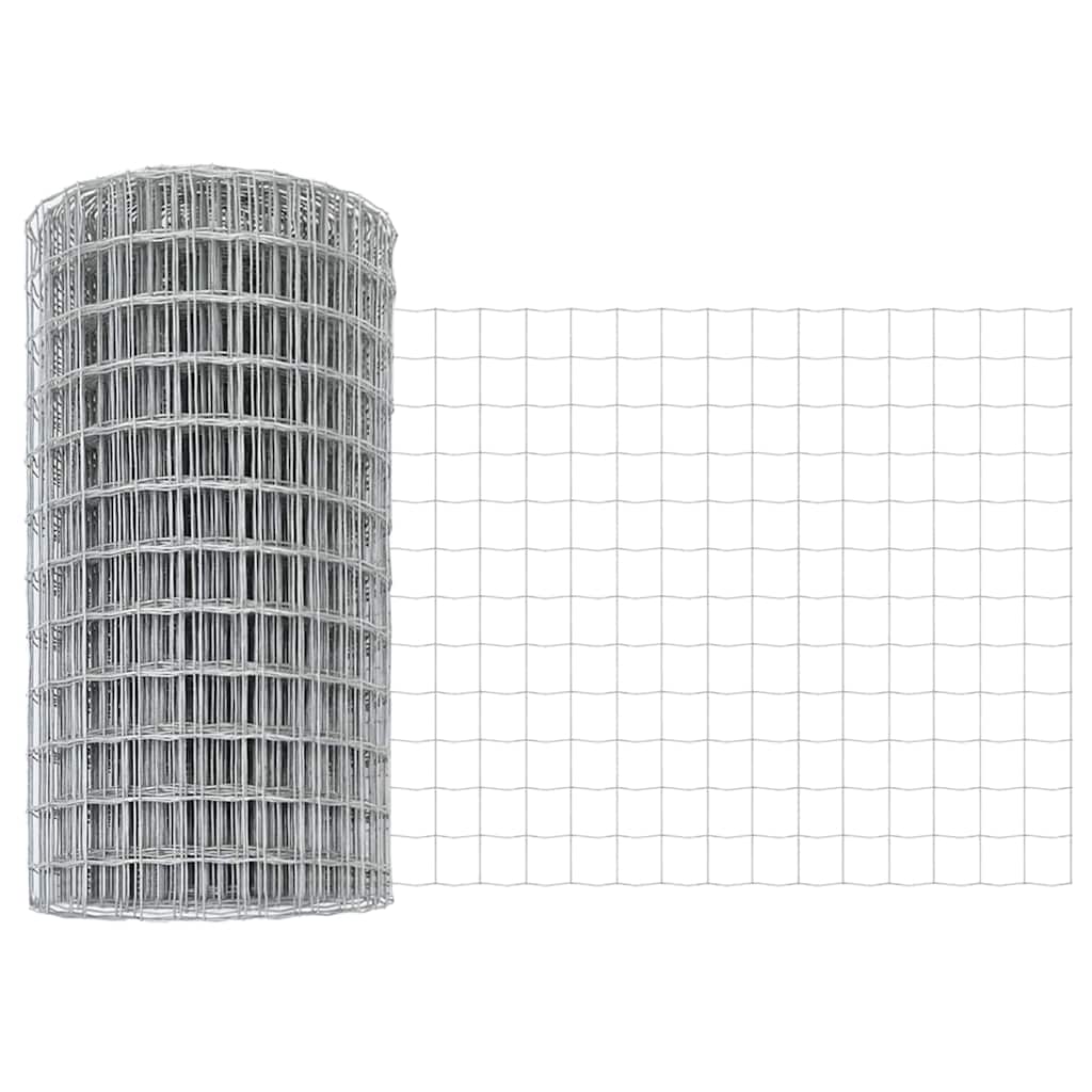 Euro Fence Silver 0.6 x 10 m Hot dip galvanized iron