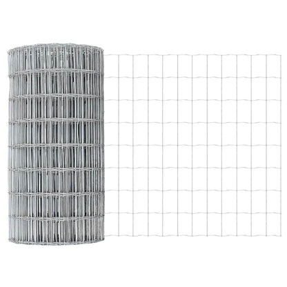 Euro Fence Silver 0.6 x 10 m Hot dip galvanized iron