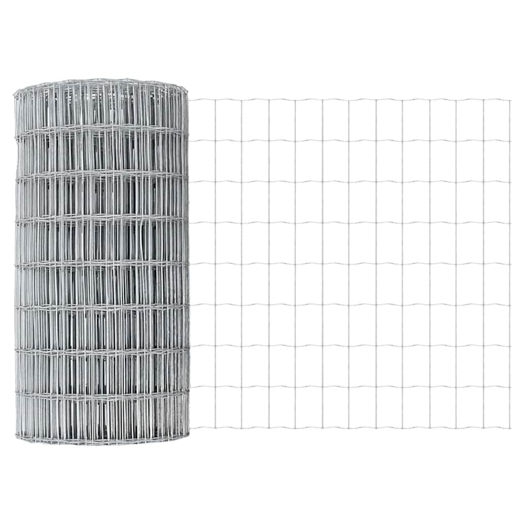Euro Fence Silver 0.8 x 10 m Hot dip galvanized iron