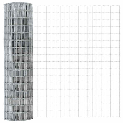 Euro Fence Silver 1 x 10 m Hot dip galvanized iron
