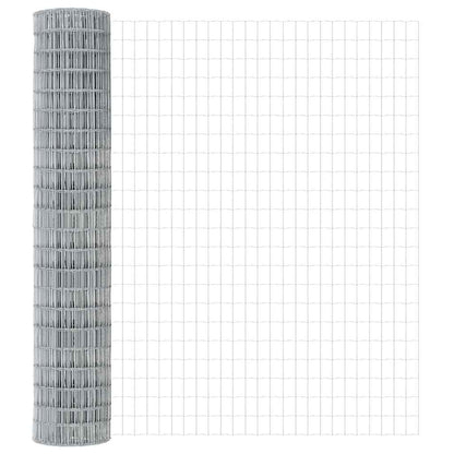 Euro Fence Silver 1.6 x 10 m Hot dip galvanized iron
