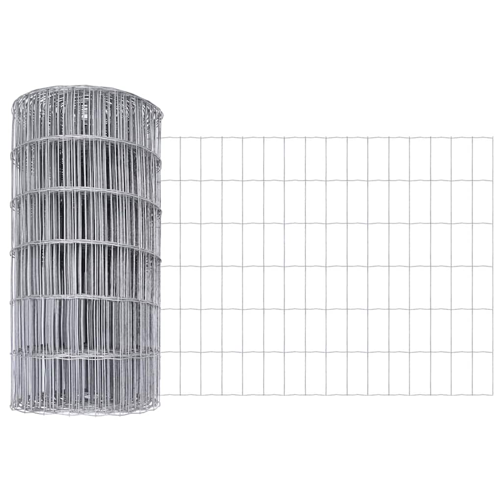 Euro Fence Silver 0.6 x 10 m Hot dip galvanized iron
