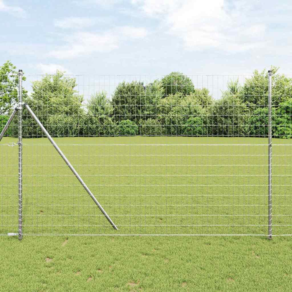 Euro Fence Silver 1.5 x 10 m Hot dip galvanized iron
