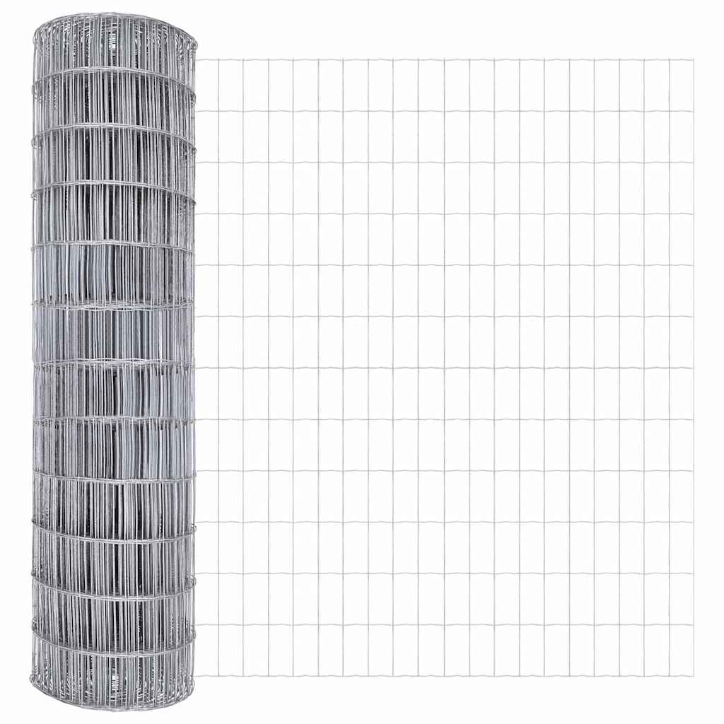 Euro Fence Silver 1.5 x 10 m Hot dip galvanized iron