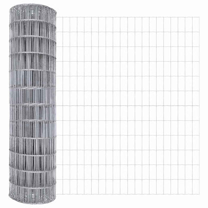 Euro Fence Silver 1.5 x 10 m Hot dip galvanized iron