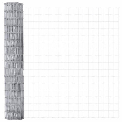 Euro Fence Silver 1.5 x 10 m Hot dip galvanized iron