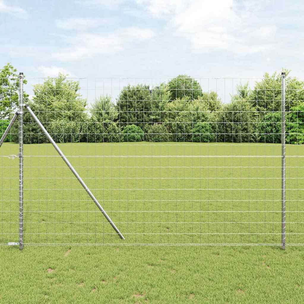 Euro Fence Silver 1.6 x 10 m Hot dip galvanized iron