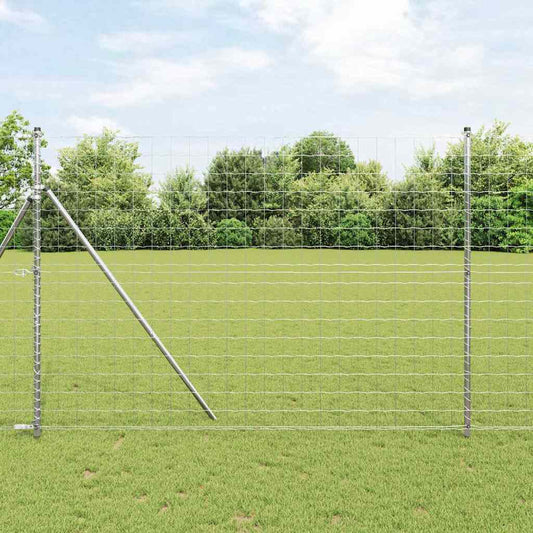Euro Fence Silver 1.5 x 10 m Hot dip galvanized iron