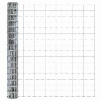 Euro Fence Silver 1.5 x 10 m Hot dip galvanized iron
