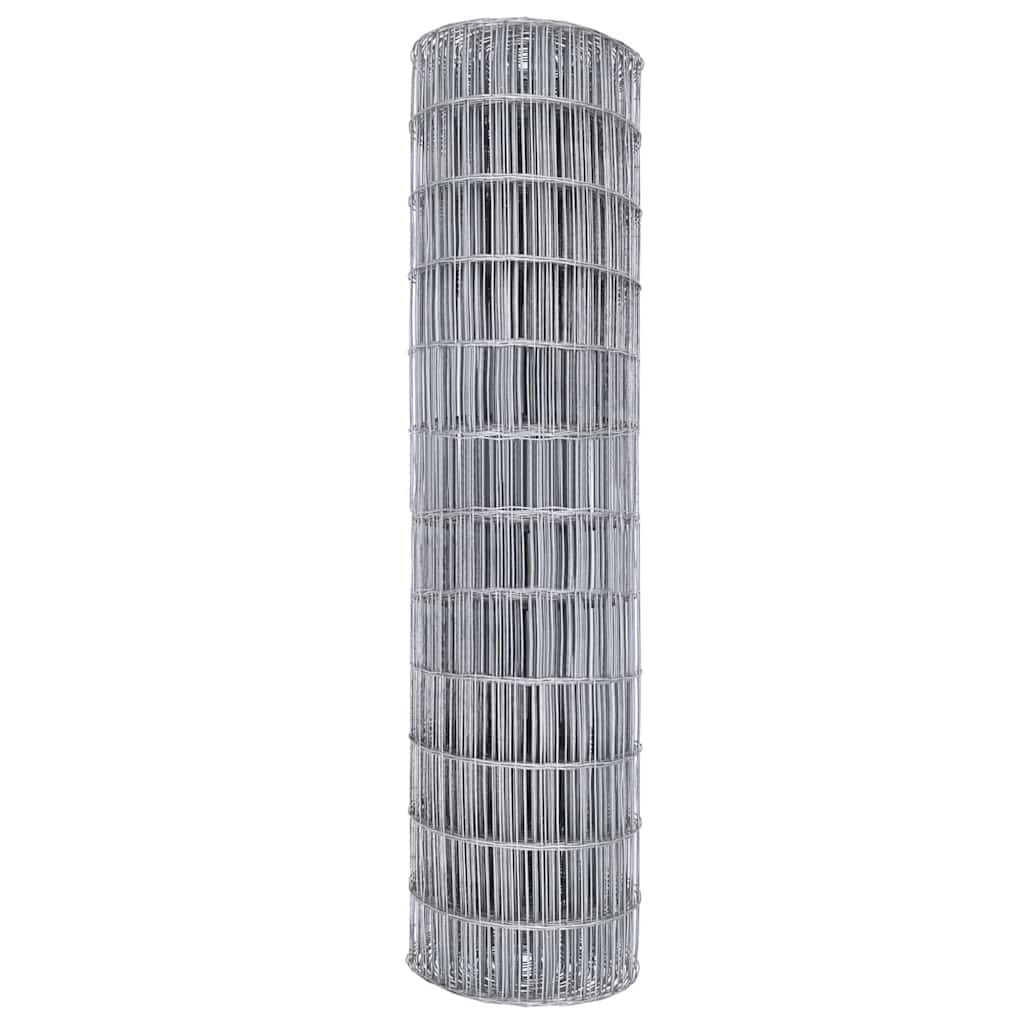 Euro Fence Silver 1 x 25 m Hot dip galvanized iron