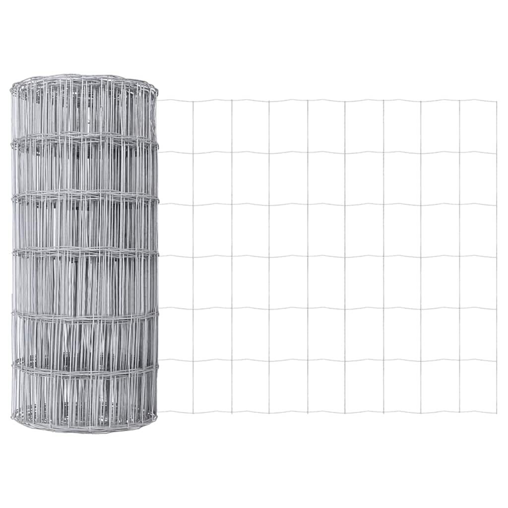 Euro Fence Silver 0.4 x 50 m Hot dip galvanized iron