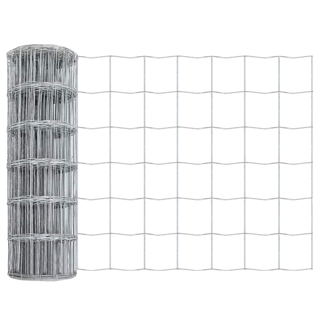 Euro Fence Silver 0.4 x 50 m Hot dip galvanized iron
