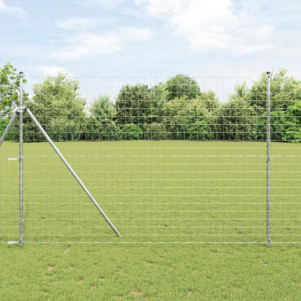 Euro Fence Silver 1.5 x 10 m Hot dip galvanized iron