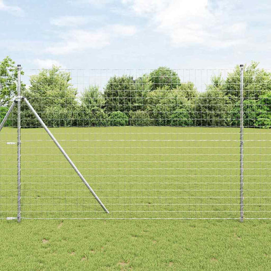 Euro Fence Silver 1.5 x 10 m Hot dip galvanized iron