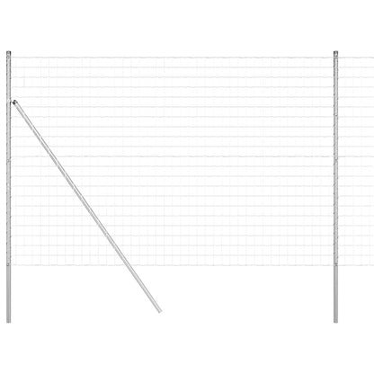 Euro Fence Silver 1.5 x 10 m Hot dip galvanized iron