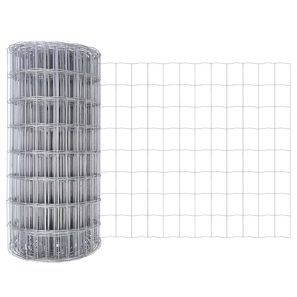 Euro Fence Silver 0.8 x 25 m Hot dip galvanized iron