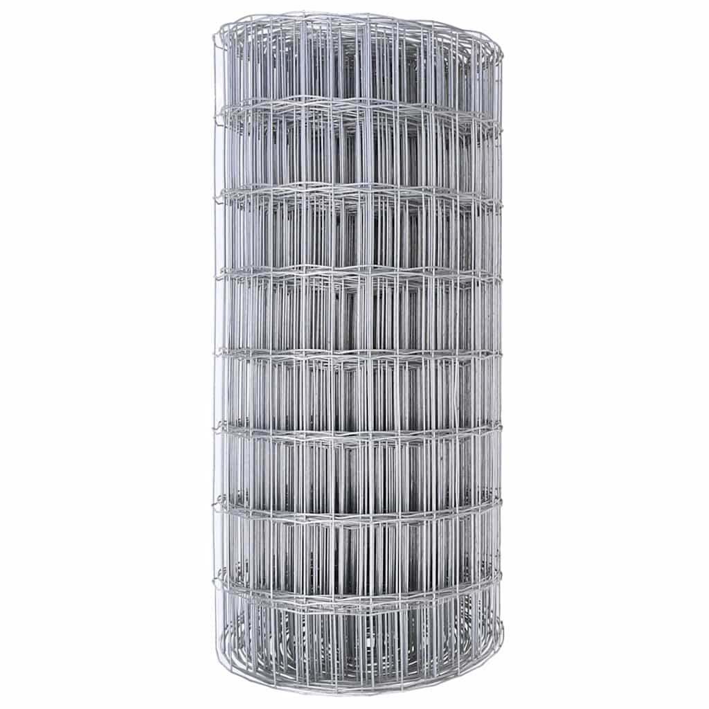 Euro Fence Silver 0.8 x 25 m Hot dip galvanized iron
