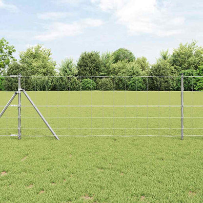 Field Fence Grey 0.8 x 10 m Steel