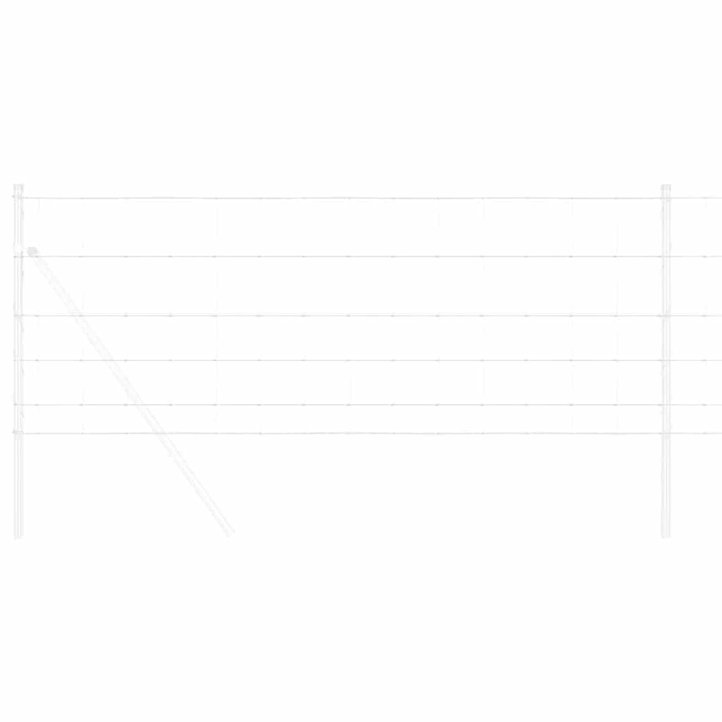 Field Fence Grey 0.8 x 10 m Steel