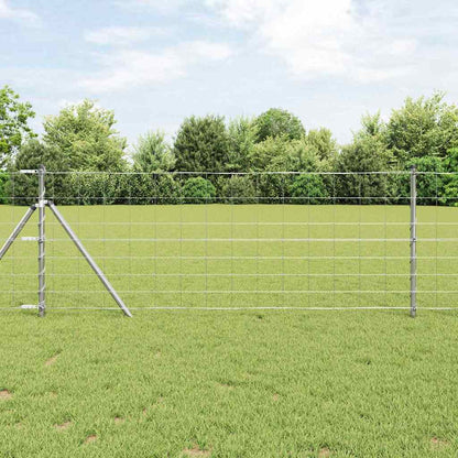 Field Fence Grey 0.8 x 10 m Steel