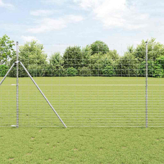 Field Fence Grey 1.6 x 10 m Steel