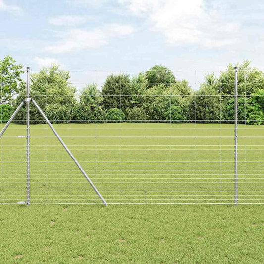 Field Fence Grey 1.6 x 10 m Steel