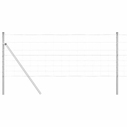 Field Fence Silver 25 x 0.8 m Galvanised steel
