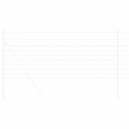 Field Fence Silver 25 x 1 m Galvanised steel