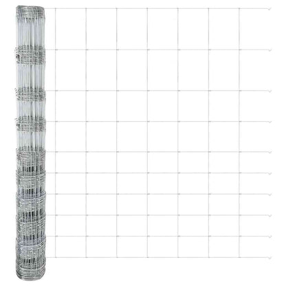 Field Fence Silver 25 x 1.2 m Galvanised steel