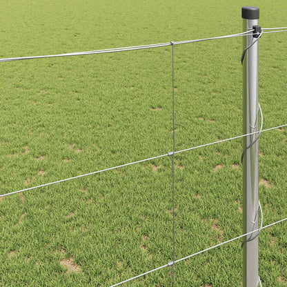 Field Fence Silver 25 x 1.2 m Galvanised steel
