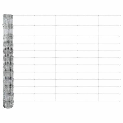 Field Fence Silver 25 x 1.2 m Galvanised steel