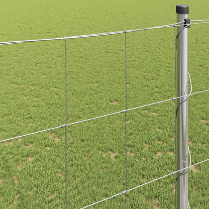 Field Fence Silver 25 x 1.5 m Galvanised steel