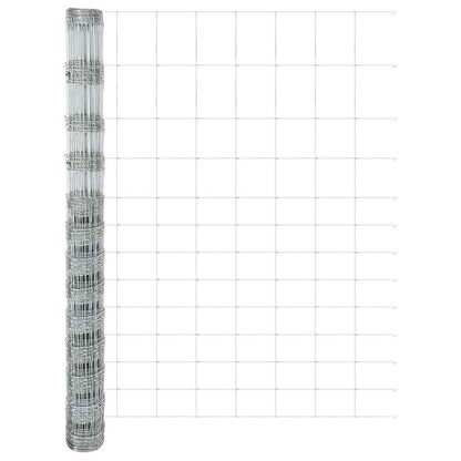 Field Fence Silver 25 x 1.5 m Galvanised steel