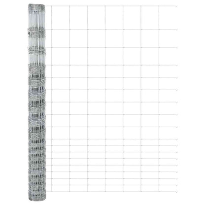 Field Fence Silver 25 x 1.5 m Galvanised steel