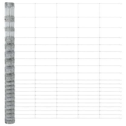 Field Fence Silver 25 x 1.6 m Galvanised steel