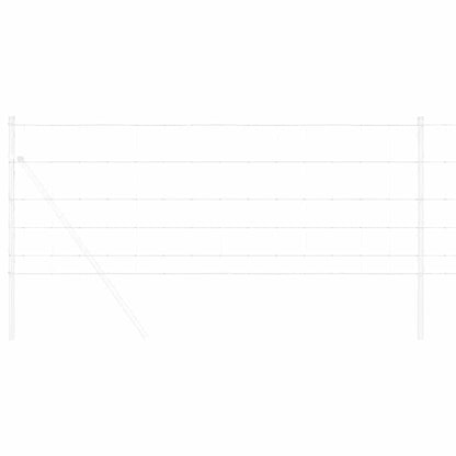 Field Fence Silver 50 x 0.8 m Galvanised steel