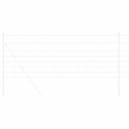 Field Fence Silver 50 x 0.8 m Galvanised steel