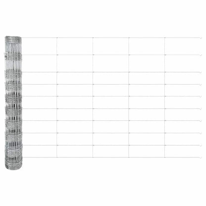 Field Fence Silver 50 x 1 m Galvanised steel