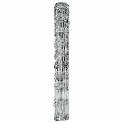 Field Fence Silver 50 x 1 m Galvanised steel