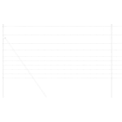 Field Fence Silver 50 x 1.2 m Galvanised steel