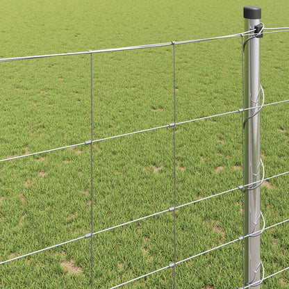 Field Fence Silver 50 x 1.2 m Galvanised steel