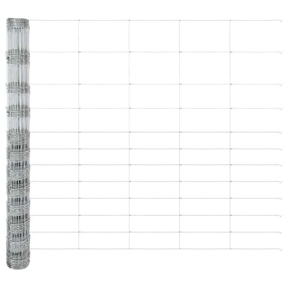 Field Fence Silver 50 x 1.4 m Galvanised steel