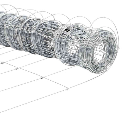 Field Fence Silver 50 x 1.5 m Galvanised steel