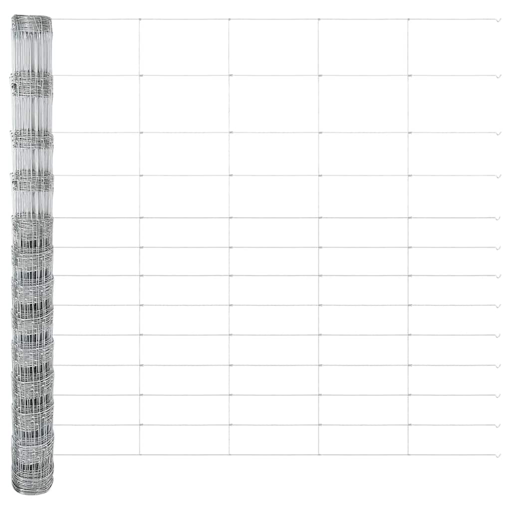 Field Fence Silver 50 x 1.5 m Galvanised steel