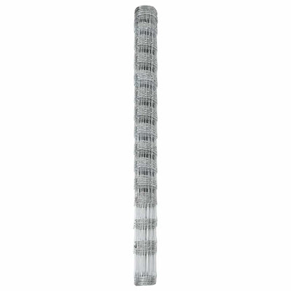 Field Fence Silver 50 x 1.6 m Galvanised steel
