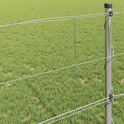 Field Fence Silver 100 x 0.8 m Galvanised steel