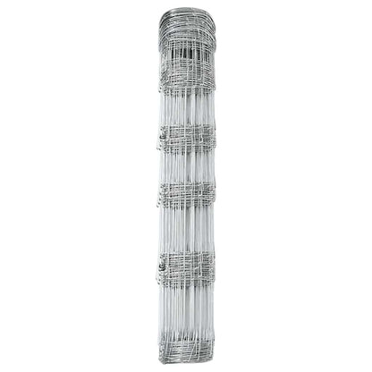 Field Fence Silver 100 x 0.8 m Galvanised steel