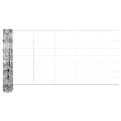 Field Fence Silver 100 x 0.8 m Galvanised steel